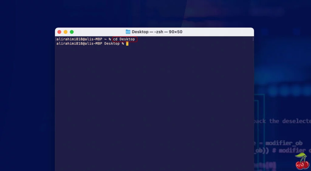 github first repo - cd desktop