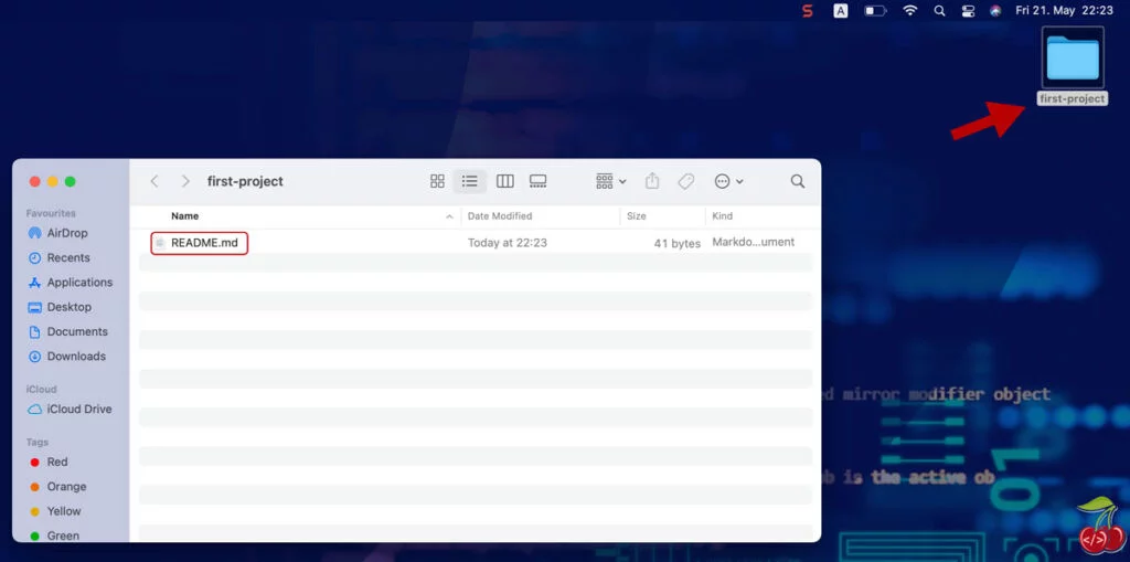 github first repo - folder